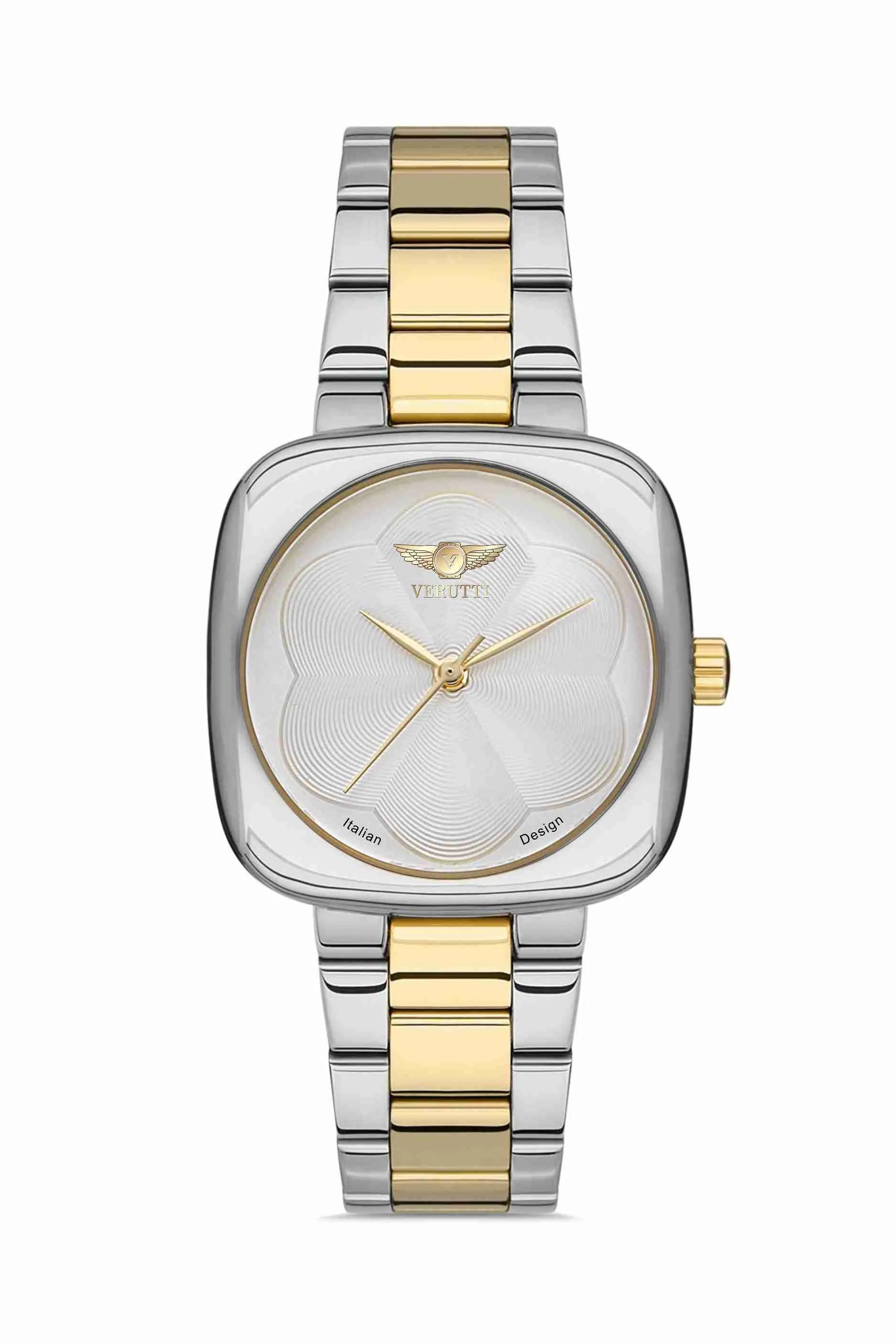 Luxury Women’s Watch Verutti VR-1004-2 – Two-Tone White Dial